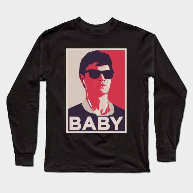 BABY DRIVER Long Sleeve T-Shirt by Theo_P
